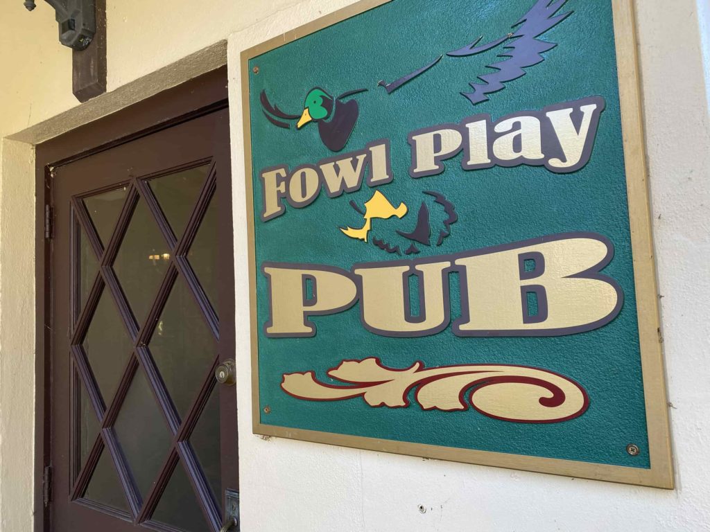 Fowl play pub at switzerland inn